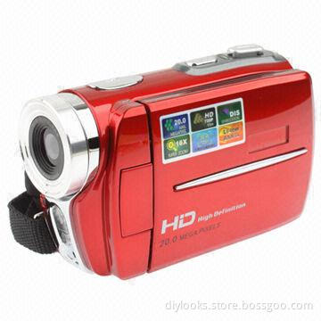 HD 720P 5-megapixel 16X Zoom Digital Video Camera with 3.0-inch TFT LCD Screen